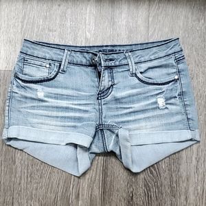Blue Asphalt denim shorts